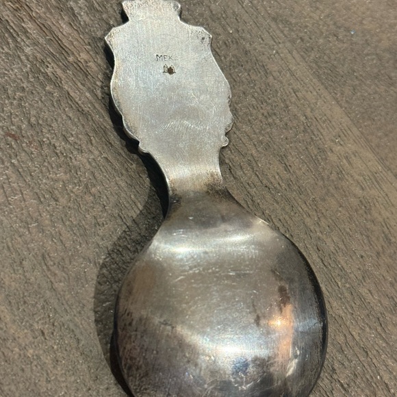 Vintage collectible Danmark souvenir spoon plated silver - Picture 2 of 3